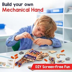 DIY Robotic Mechanical Hand STEM Toy for Kids 8-14 Years Old | Parents Choice
