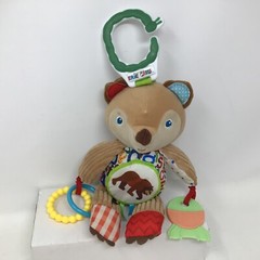 Eric Carle Brown Bear Book & Developmental Plush Baby Activity Toy Crinkle