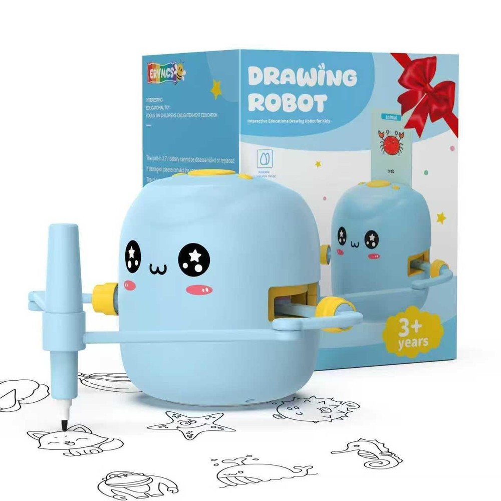 Drawing Robot for Kids, Interactive Educational Drawing Robot with Voice Inte…