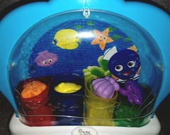 Baby EINSTEIN Pop & Glow Piano Musical Light Up Baby Toy Popping Sea Life 2 Mode
