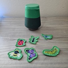 Lovevery Fuzzy Bug Shrub ALL SIX INSECTS BUG Adventurer Play Kit 16-18 months