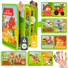 Busy Book for Toddlers, Interactive Busy Book – Educational Quiet Learning To…