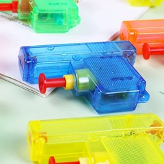 （Summer6）5 Pcs/set Summer Seasides Water Toys Handheld Manual Watergun Toy