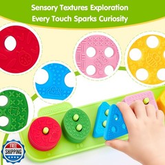 hahaland Silicone Blocks for Toddlers 1-3 – Montessori Toys for 1
