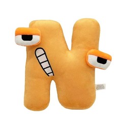 Alphabet Plush Toy A-Z Letter Soft Stuffed ABC Learning Cushion Birthday Gift