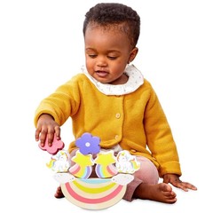 Little Tikes – Wooden Critters Balancing Toy – Unicorn (real natural wood)