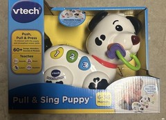 VTech Pull and Sing Puppy Toy 6-36 Months 60+ Songs Teaches Colors Numbers NEW