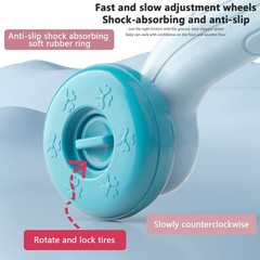Baby Walker Sit and Stand Push Learning Toys E#