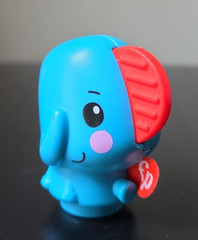 Fisher-Price Stacking Elephant Activity Toy Replacement Part Blue Elephant Top
