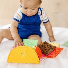 Multi-SensorySoft Taco Fill Spill Infant Toy:Fabric Learning Set for Developing