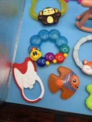 Baby Teether Lot 12pcs Bella Tunno Itzy Ritzy NUK Manhattan Toy Infant Sensory