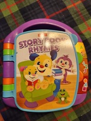 Fisher-Price Laugh and Learn Storybook Rhymes Book with Lights & Sounds