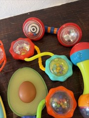 Infant/Toddler/Baby Lot Of Baby Toys Teething Variety Lot Of 8