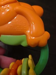 Rainforest Monkey Ring Activity Rattle Hanging Toy Fisher Price 2007