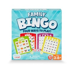 Chuckle & Roar Family Bingo – Educational Bingo Game for Kids Ages 3–