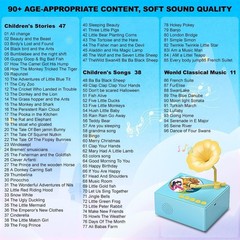 Toddler Phonograph with 96 Music Learning Cards, Educational Gift