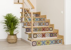 Tile Stickers 24 PC Set Authentic Traditional Talavera Tiles Stickersl Bathro…
