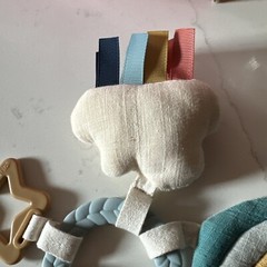 Itzy Ritzy Bitzy Bespoke Jingle Baby Travel Toy Rattle Cloud 0 months+