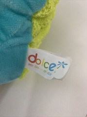Dolce Play & Learn Whale Plush Interactive Baby Toy Textured Zipper Motor Skills