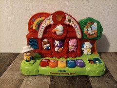 Vtech Discovery Nursery Farm Electronic Learning Toy Tested Working Perfect!