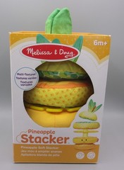 Melissa & Doug Multi-Sensory Pineapple Soft Stacker -Infant Toy-6 Months