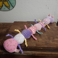 Baby Toy Plush Caterpillar Infant Stuffed Animal Rattle Crinkle Sensory 20″