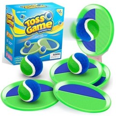Outdoor Toys for Kids Ages 4-8, Outside Game for 3 4 5 6 7 8 4 Paddles 4 Balls