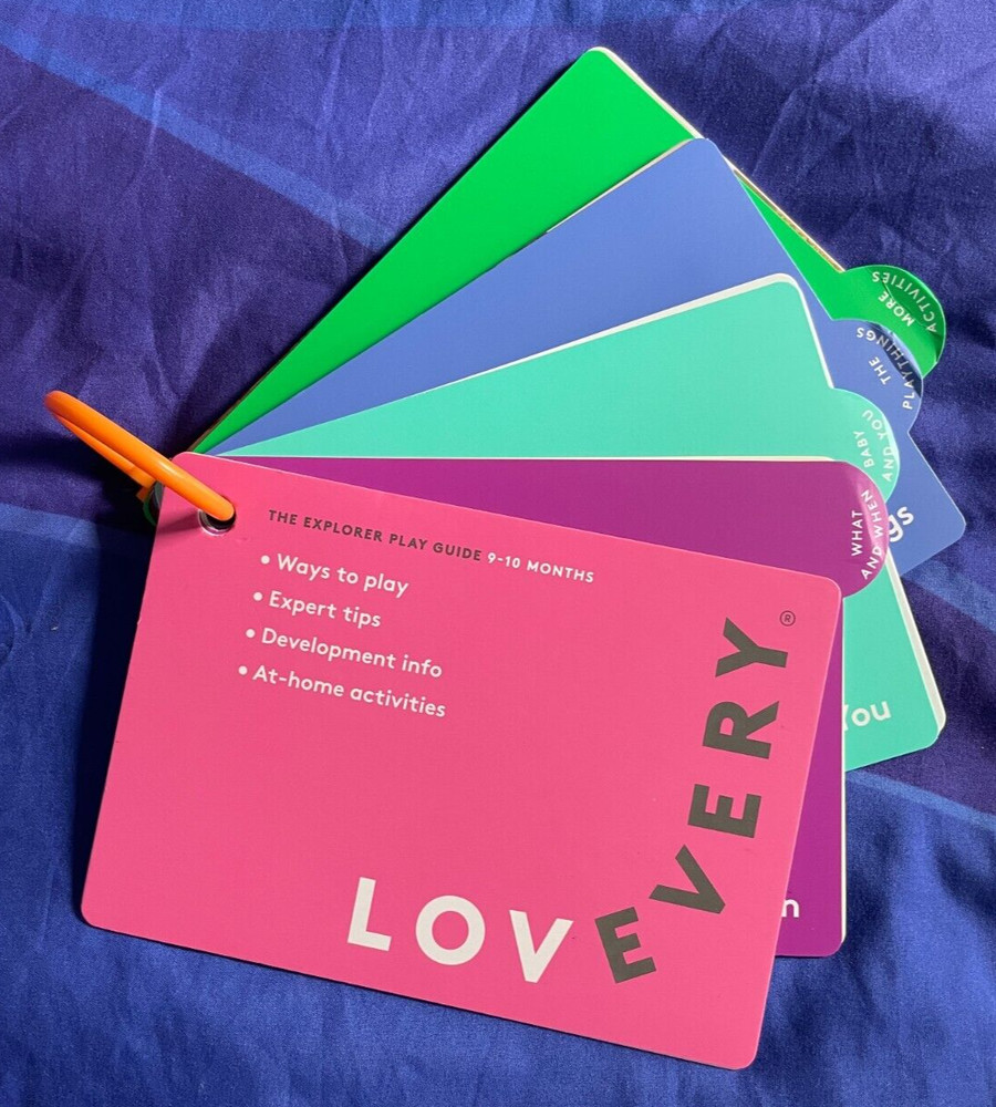 Lovevery Play Guide, The Explorer Play Kit, 9-10 Months, Baby Toys Book Guide