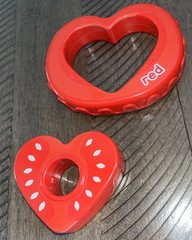 LeapFrog 4-in-1 Learning Hamburger Stacking Baby Toy *Replacement* Tomato Heart