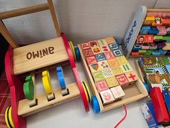 Wooden Toddler Toy Lot | Educational Learning Toys, Blocks, Puzzles & Xylophone