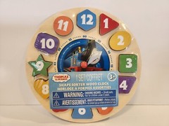 Rare Sealed New Thomas & Friends Shape Sorter, Numbers, Colors and Wooden Clock
