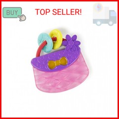 Bright Starts Carry & Teethe Purse Chillable Teether Toy, Ages 3 months +, Prett