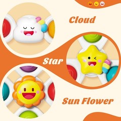 Baby Toys 0-6-12-18 Months,Suction Cup Spinner Toys,Baby Bath Toys for Boy&Gi…
