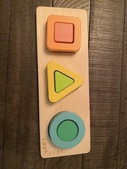 Lovevery Geo Shapes Puzzle, from The Realist Montessori Play Kit (19-21 Months)