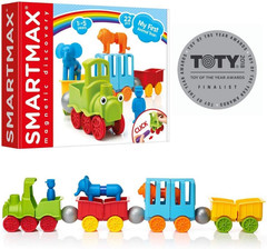 My First Animal Train STEM Magnetic Discovery Play Set with Moving Train and Sof