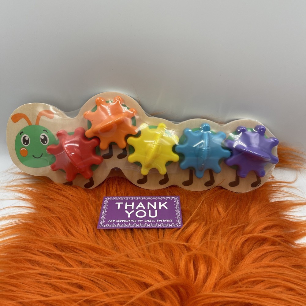 Spark Create Imagine Wooden Gear Caterpillar New SKU A170