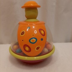 B Toys Ladybug Ball Popping Toy Push Pop Spin Poppitoppy Toddler Baby Toy