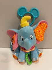 Disney Baby Dumbo Activity Development Toy Crib Stroller Blue Baby Disney Toy