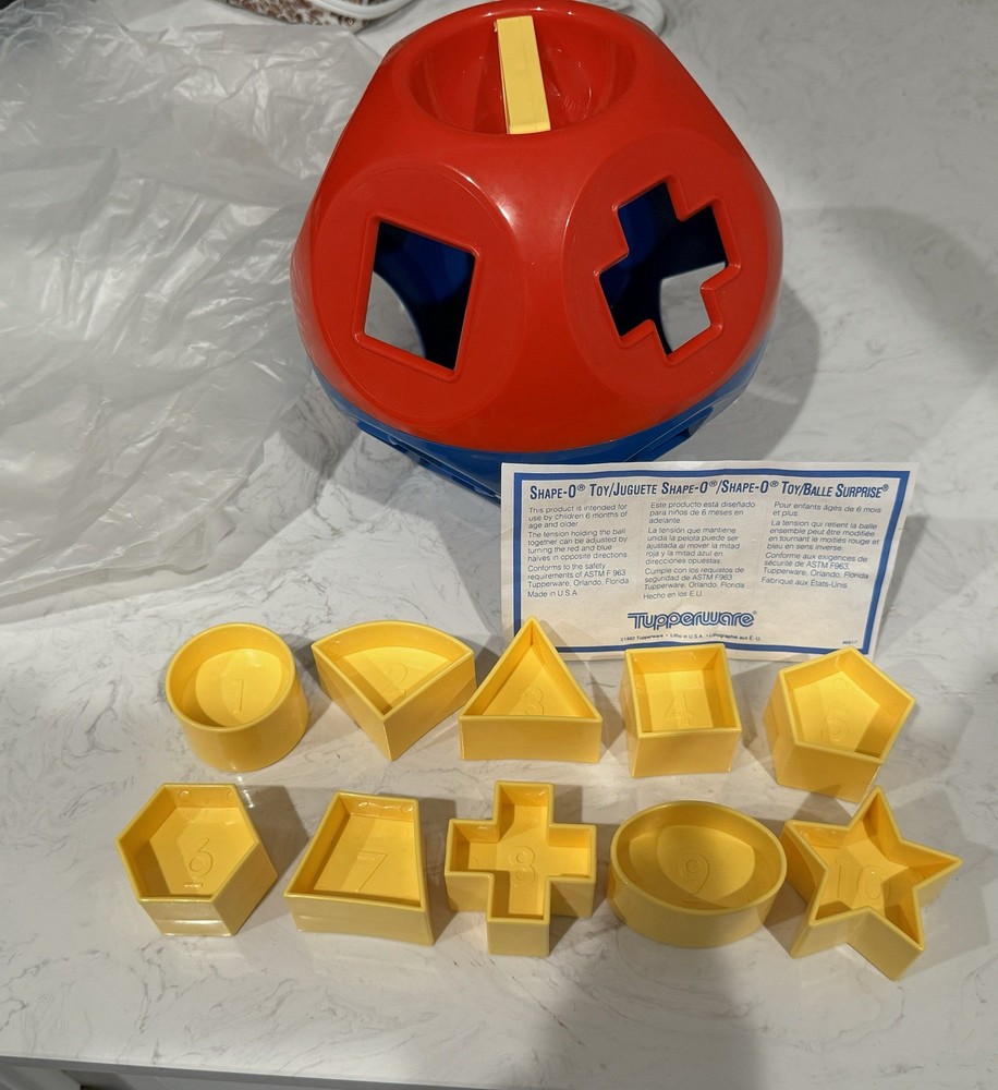 TUPPERWARE Shape- O Ball Toy BRAND NEW