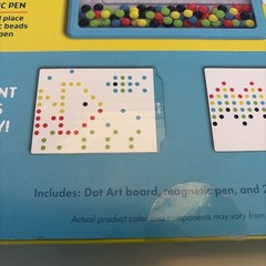 Magnetic Board Dot Art Designer Color by Number Toy Mess Free Stencil Art