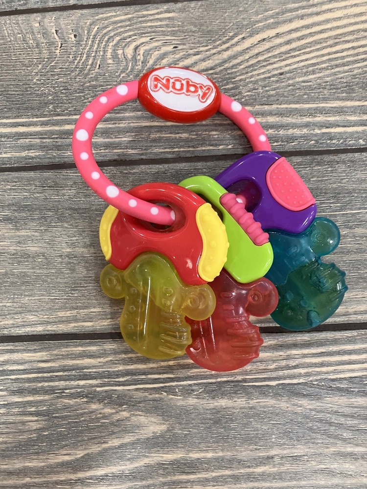 Nuby Keys Red Pink Ring Multi Color