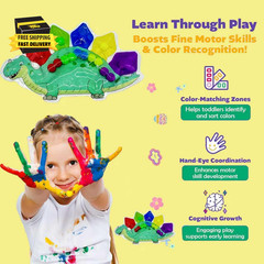 Color Sorting Sensory Toys for Kids, Fine Motor Skills Montessori Learning Activ