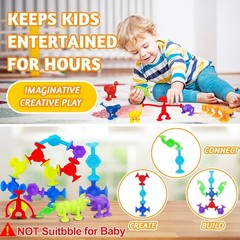 32 PCS Toddler Suction Cup Toys Kids Bath Toy 1-3 3-5 Party Favor Goody…