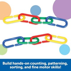 Learning Resources Link N Learn Links – 500 Pieces, Ages 3+, Preschool