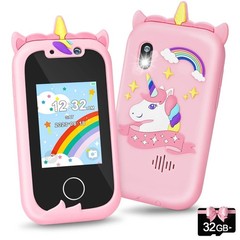 Kids Smart Phone Toys for Girls Ages 3-7 with Dual Camera – Toddler Phone Toys