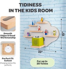 Tonie Shelf Cloud for Tonies and Box – Storage for All Your Accessories