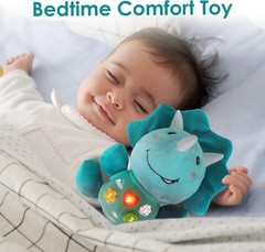 Baby Dinosaur Plush Toy Soft Light Music Infant Baby Shower Gift