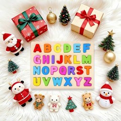 Alphabet Puzzles Wooden Puzzles for Toddlers Toy, Shape ABC Puzzle Alphabet L…