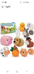 Olefun Farm Animal Learning Toys for Infants Ages 6 Months+, 10 Pack…
