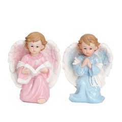 2pcs Little Angel Resin Figurine Beautiful Angel Figurine, Tabletop Statue